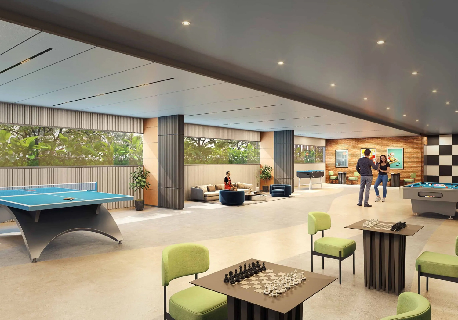 Exterior view of Kumar Parth Towers &mdash; photo gallery, images, brochure, amenities, cost sheet, price breakup, availability details, RERA number, RERA certificate, possession date, layout plan, logo, floor plan, master plan, and location map showcasing project highlights and features.