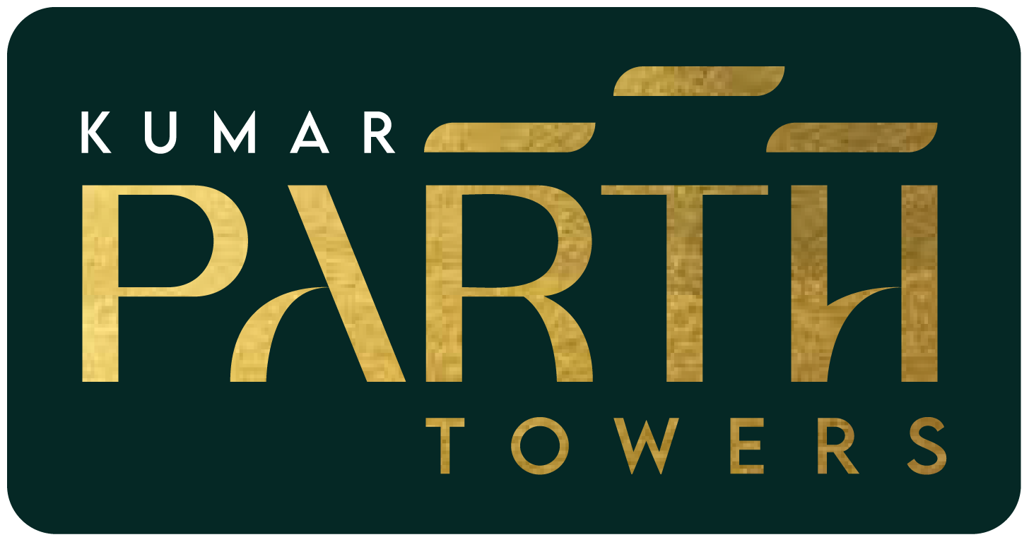 Logo of Kumar Parth Towers &mdash; photo gallery, images, brochure, amenities, cost sheet, price breakup, availability details, RERA number, RERA certificate, possession date, layout plan, logo, floor plan, master plan, and location map showcasing project highlights and features.